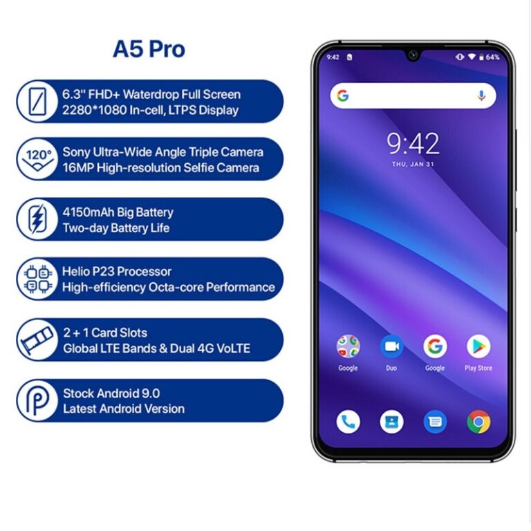 Umidigi A5 Pro обзор на русском: 3 камеры и хороший дисплей