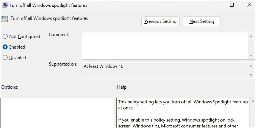 3 способа включить или отключить изображения Windows Spotlight на экране блокировки