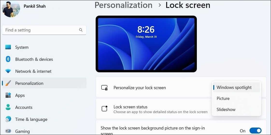 3 способа включить или отключить изображения Windows Spotlight на экране блокировки
