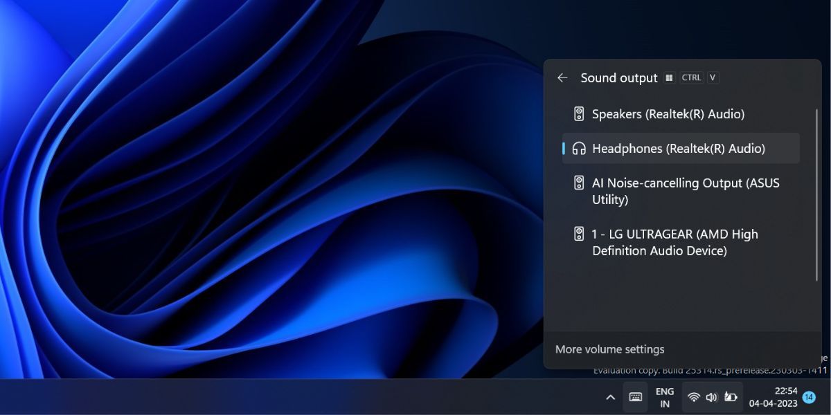How to Enable the Volume Mixer in the Action Center in Windows 11