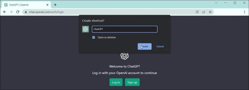 Как установить и запустить ChatGPT как приложение для Windows