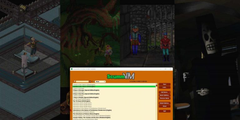 Играйте в классические приключения в Full HD на Windows с помощью ScummVM