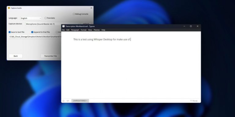 Как превратить ваш голос в текст в режиме реального времени с помощью Whisper Desktop