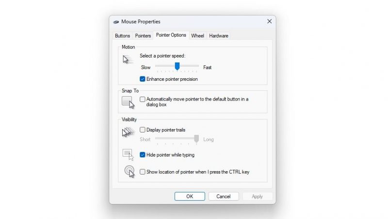 Как изменить чувствительность сенсорной панели на ноутбуках с Windows 11