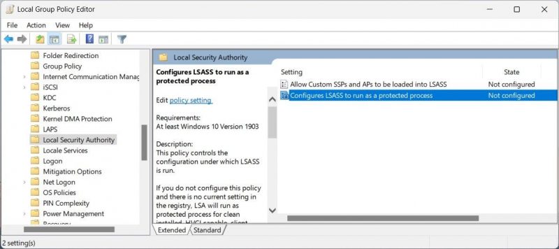 Как исправить ошибку защиты LSA в Windows