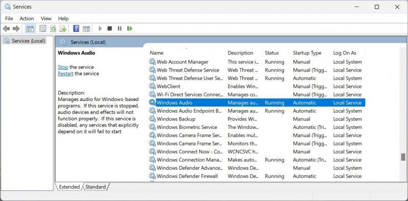Как сделать Исправление службы Windows Audio, требующей перезагрузки при загрузке