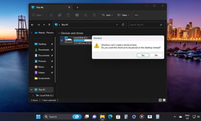 Вот как можно закрепить практически все что угодно на панели задач Windows 11