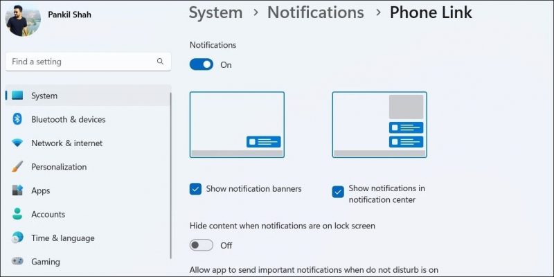 Как исправить, что уведомления приложения Phone Link не работают в Windows