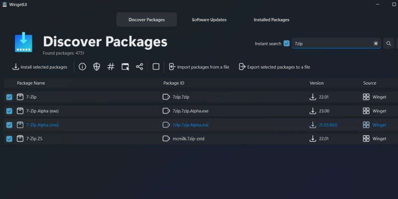 How to Manage App Packages Using WingetUI on Windows 11