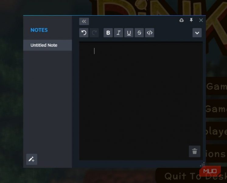 How to Use Steam Notes