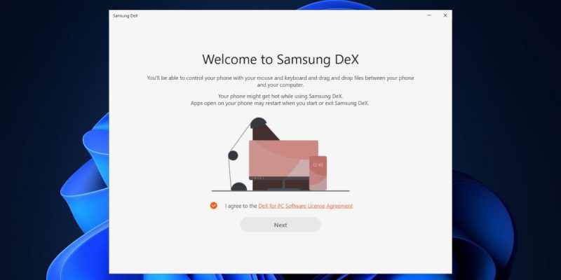 How to Use the Samsung DeX App to Control Your Galaxy Phone on Windows 11