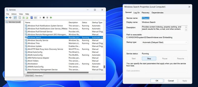Как исправить меню поиска, которое открывается само по себе в Windows 11