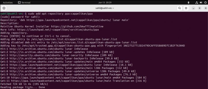 Как обновить ядро ​​Linux в Ubuntu