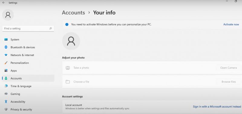 Как добавить или удалить свою учетную запись Microsoft или локальную учетную запись в Windows 11