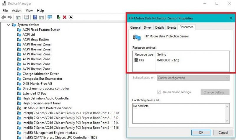 Как использовать адреса IRQ и ввода-вывода для разрешения конфликтов в Windows 10