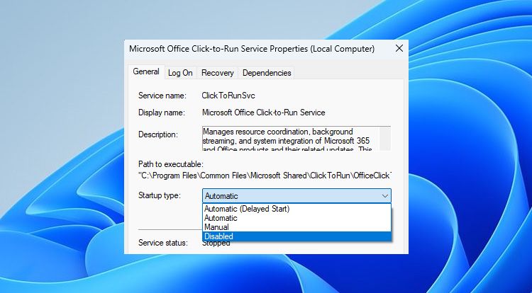 Что такое служба Microsoft Office «нажми и работай» и можно ли отключить ее в Windows?