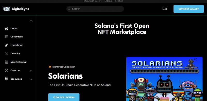 10 лучших торговых площадок Solana NFT