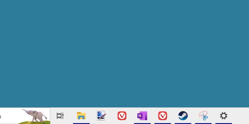 Как изменить размер значков на панели задач в Windows 11 на 32х32