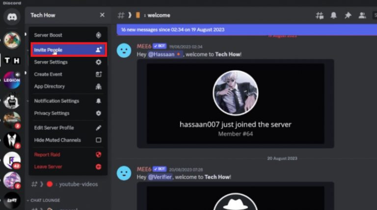 Как добавлять и приглашать пользователей в Discord