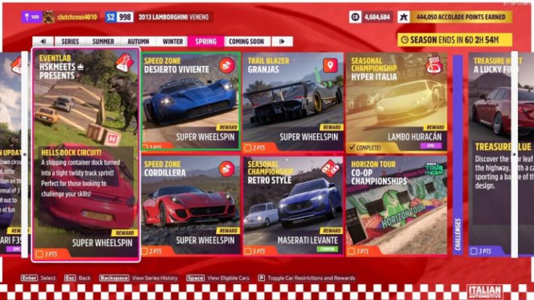 Как быстро путешествовать в Forza Horizon 5