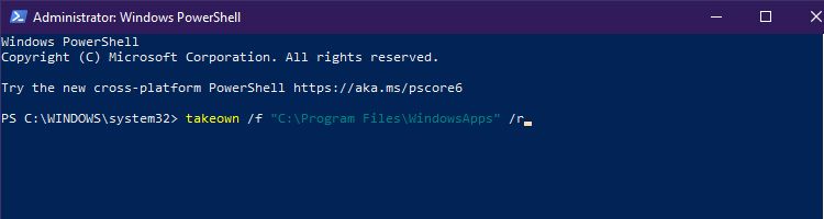 C program files windowsapps microsoft