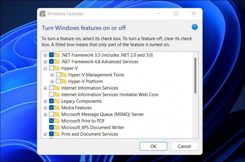 Как установить Hyper-V в Windows 11 Home