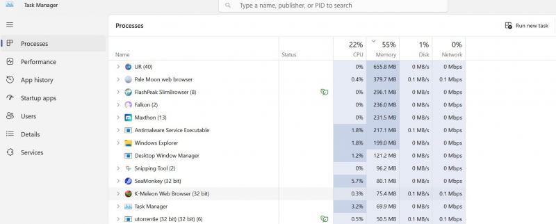 7 Lightweight Windows Browsers Tested for RAM Usage: Which Is the Best?