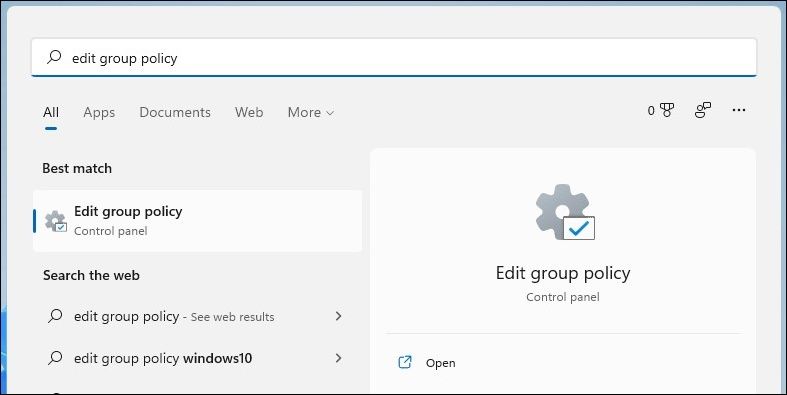 10 Ways to Open the Local Group Policy Editor in Windows 11