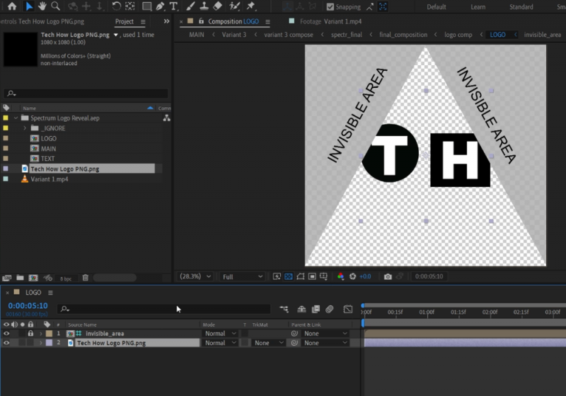 Spectrum Logo Reveal in After Effects - Tutorial & Template