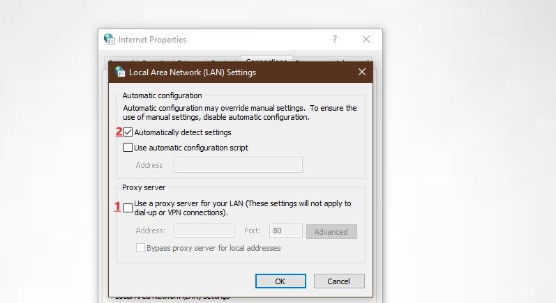 How to Fix “There Is Something Wrong With the Proxy Server” in Chrome on Windows