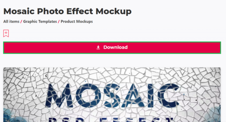Создайте фотоэффект мозаики в Photoshop — Учебник и шаблон!