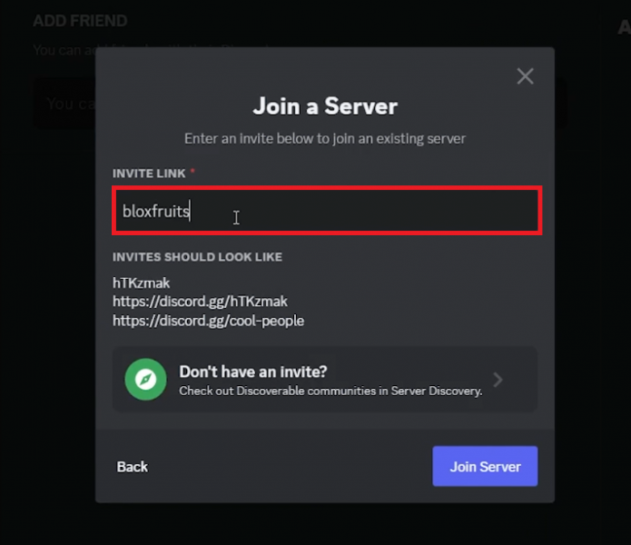 How To Join the Blox Fruits Discord Server - Tutorial