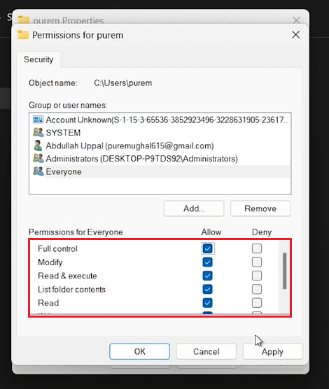 How To Fix “You Don’t Have Permission to Access This Folder” on Windows 11