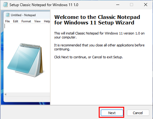 Как восстановить классический Блокнот в Windows 11